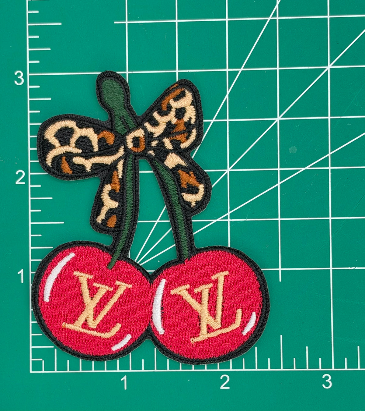 3PC “LV” CHERRY 🍒 PATCH SET