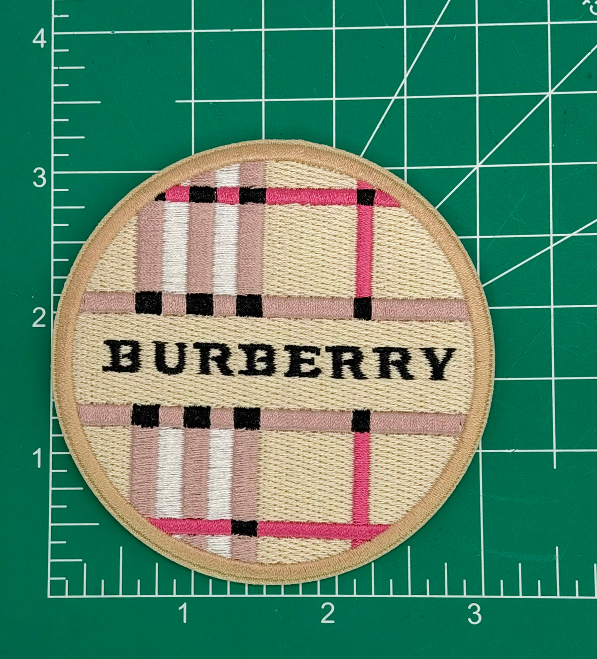 2PC “BURBERRY” PATCH SET