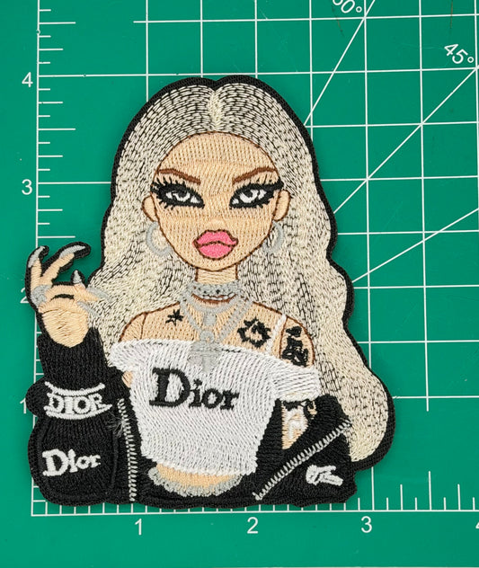 3PC “DIOR” PATCH SET