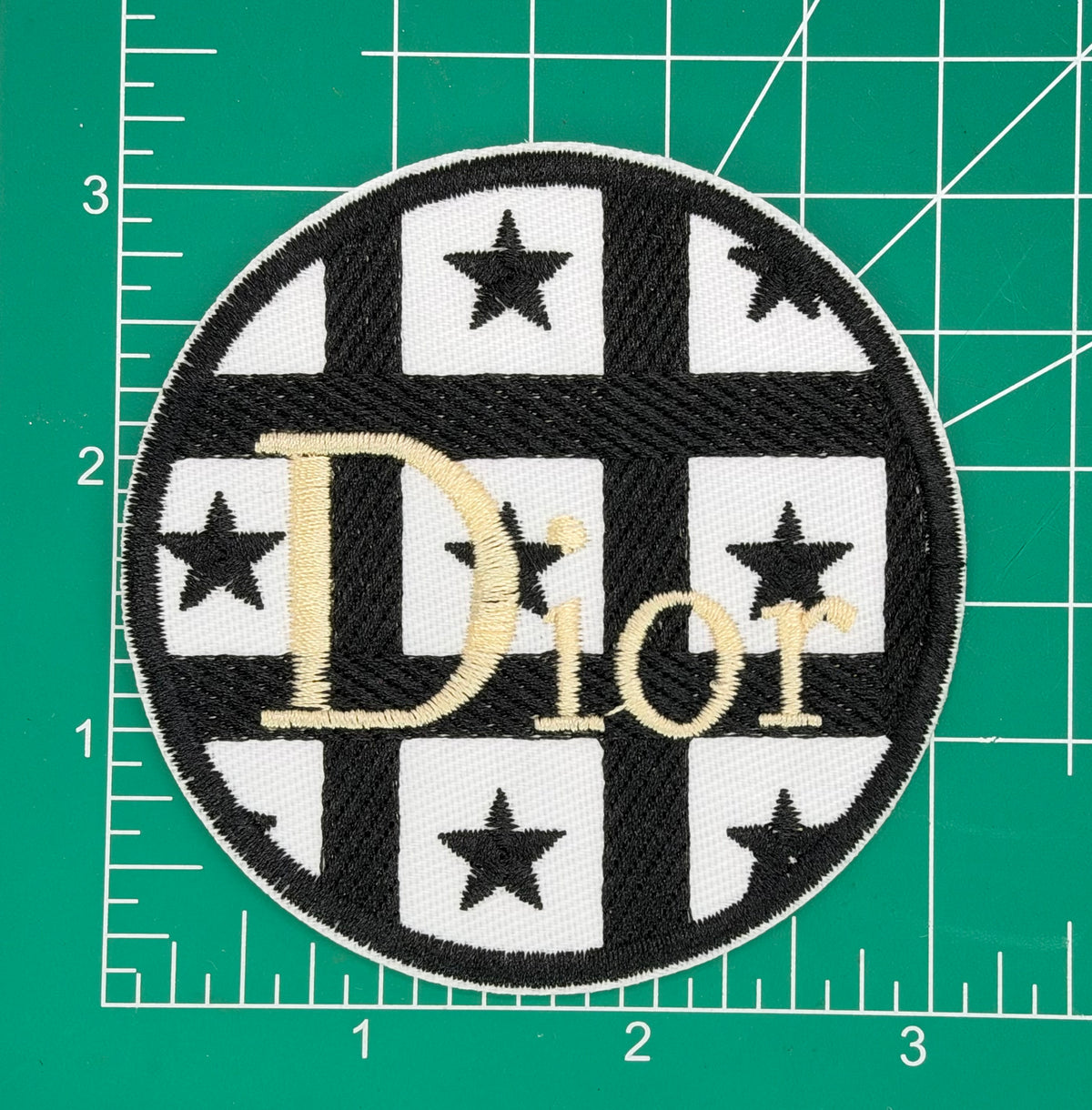3PC “DIOR” PATCH SET