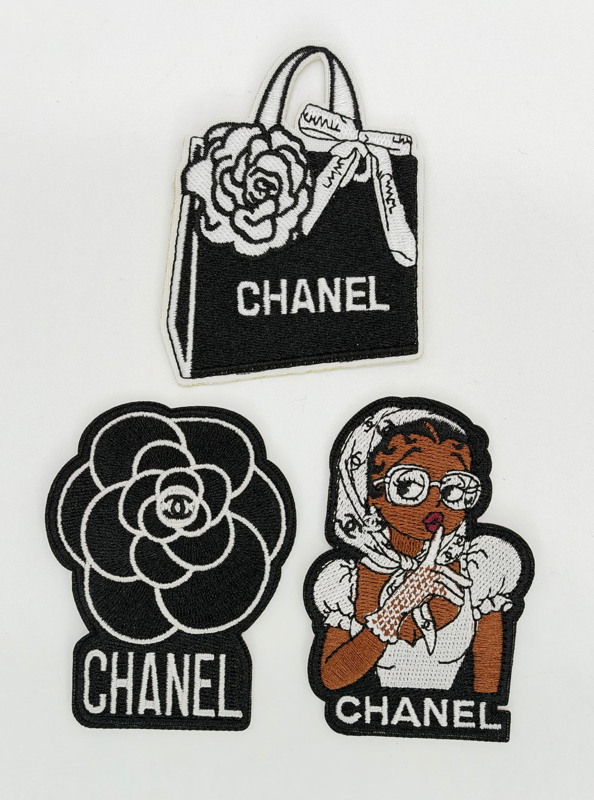 3PC “CHANEL” PATCH SET
