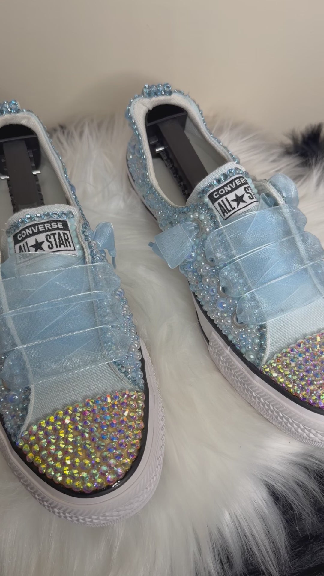 BABY BLUE CUSTOM CONVERSE