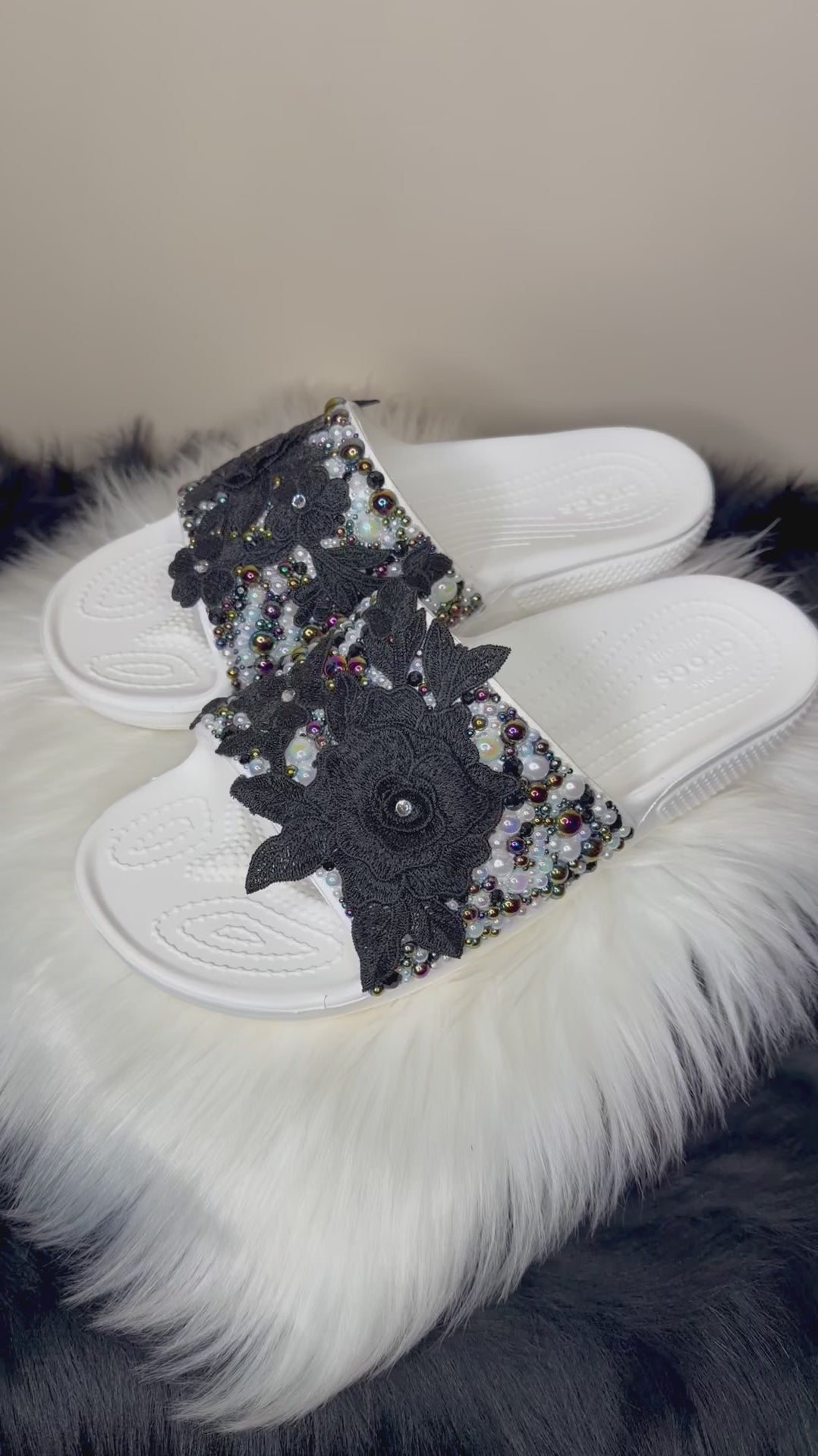 CUSTOM CROCS SLIDES
